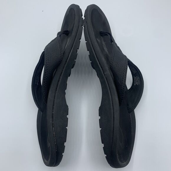 OluKai Ohana Mens Size 10 Black Flip Flop Sandal - Picture 5 of 8